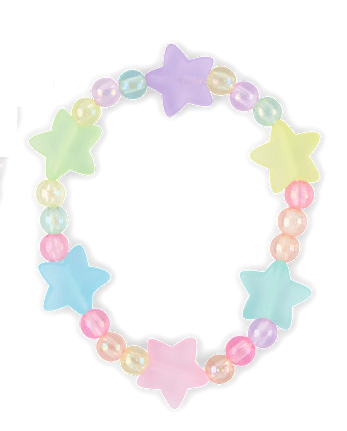 Girls Star Beaded 2-Piece Jewelry Set - MULTI CLR