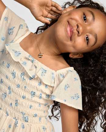 Ensemble de 10 bijoux floraux pour filles