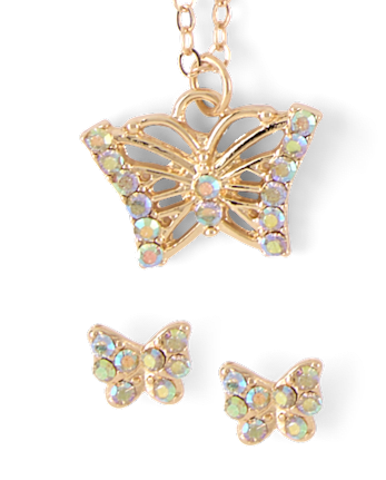 Ensemble de 10 bijoux floraux pour filles