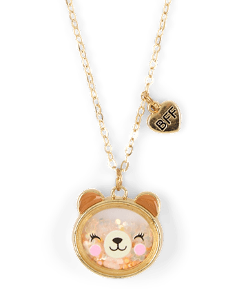 Girls Shakey Bear BFF Necklace 2-Pack - MULTI CLR