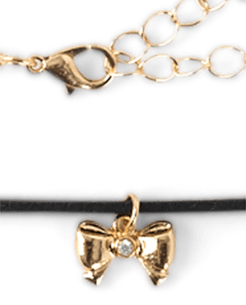 Girls Heart Choker Necklace 7-Pack - MULTI CLR