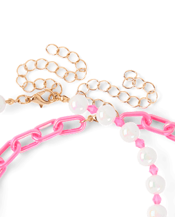 Girls Chain Charm Necklace 2-Pack