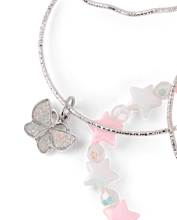 Girls Butterfly Bracelet 7-Pack