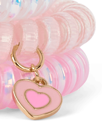 Bracelet en spirale ours pour filles (lot de 4)