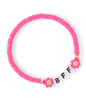 Girls Besties Beaded Bracelet 10-Pack
