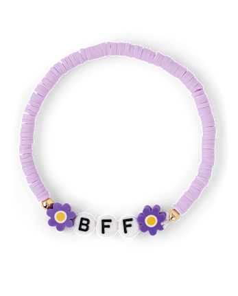 Girls Besties Beaded Bracelet 10-Pack