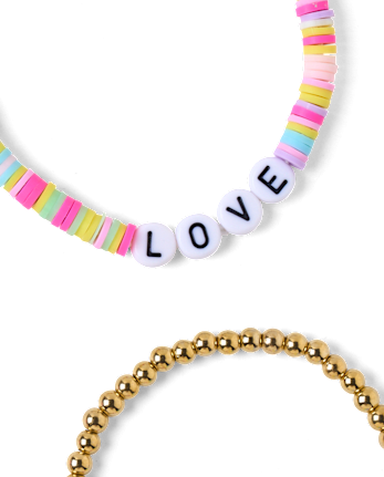 Girls Charm Bracelet 4-Pack - MULTI CLR