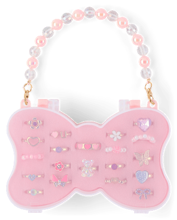 Girls Butterfly Ring 20-Pack