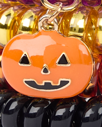 Girls Halloween Coil Bracelet 3-Pack