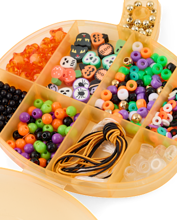 Girls Halloween DIY Beaded Bracelet Set