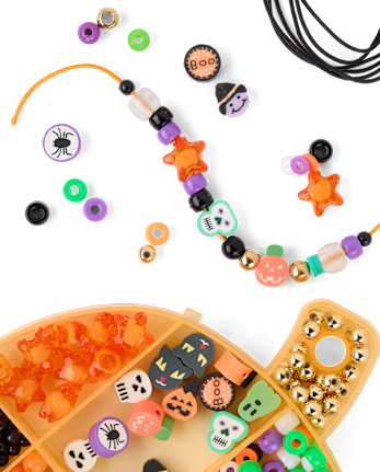 Girls Halloween DIY Beaded Bracelet Set