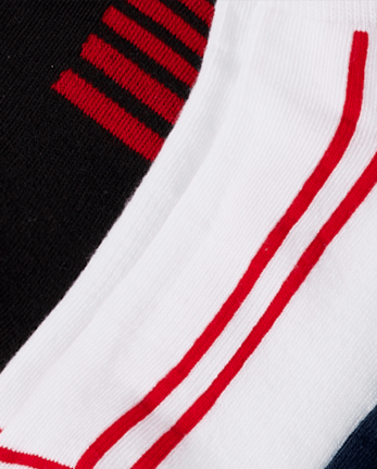 Boys Colorblock Cushioned Ankle Socks 6-Pack