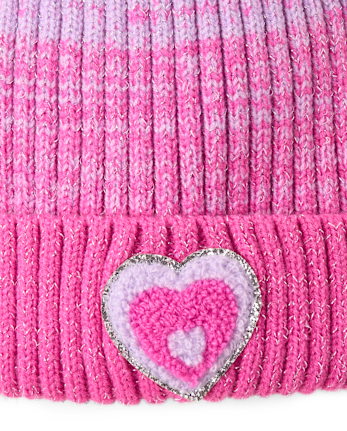 Toddler Girls Embellished Icon Pom Pom Beanie