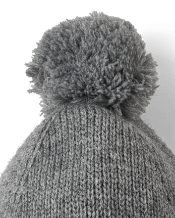 Kids Pom Pom Ear Flap Beanie