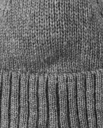 Kids Pom Pom Ear Flap Beanie