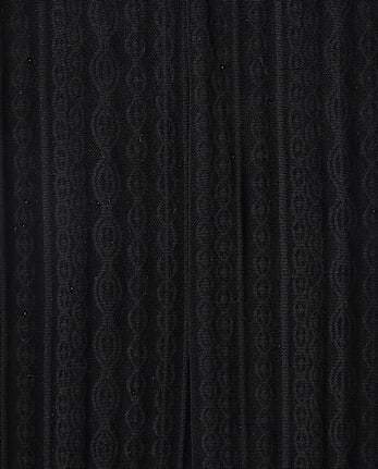 Girls Pointelle Lace Microfiber Tights