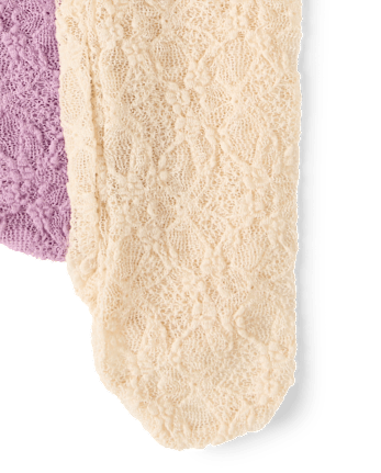 Girls Lace Boot Socks 2-Pack