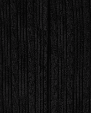 Girls Cable Knit Tights 2-Pack