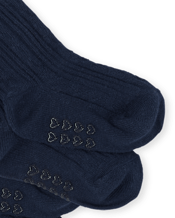 Girls Cable Knit Tights 2-Pack