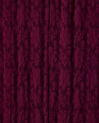 Girls Lace Microfiber Tights