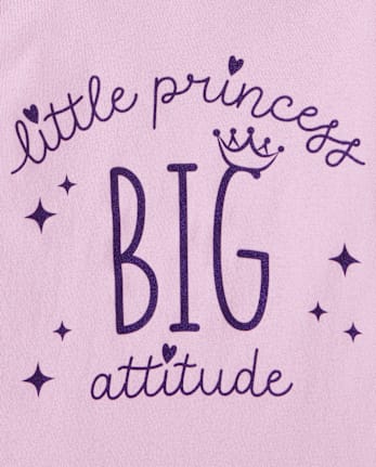 Baby And Toddler Girls Princess Graphic Tee