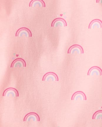 Toddler Girls Rainbow Top 4-Pack