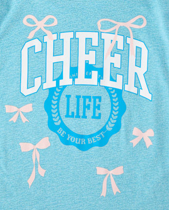 Girls Cheer Graphic Tee