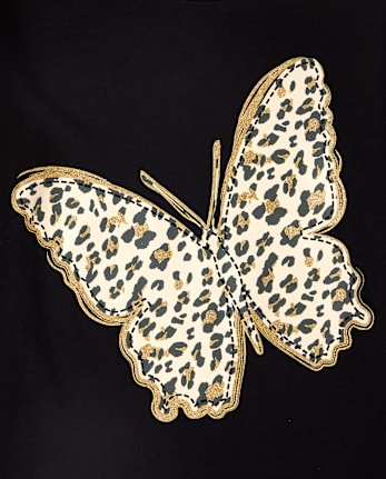 Girls Butterfly Graphic Tee
