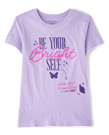 Girls Bright Self Graphic Tee