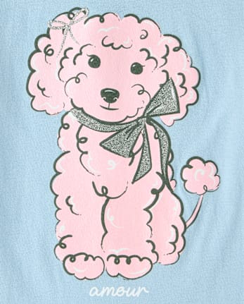 Girls Dog Graphic Tee