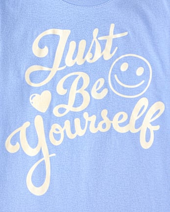 Girls Just Be Yourself Graphic Tee