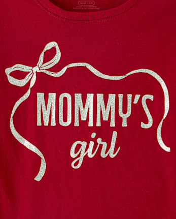 Girls Mommy's Girl Graphic Tee
