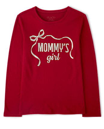 Girls Mommy's Girl Graphic Tee