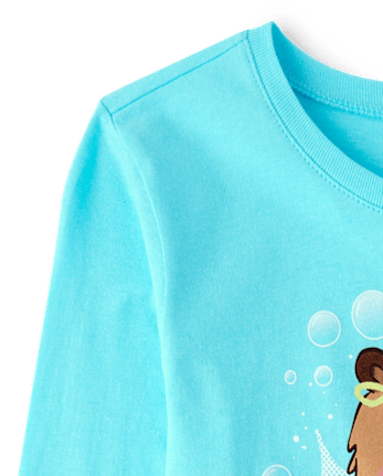Girls Capybara Drink Graphic Tee