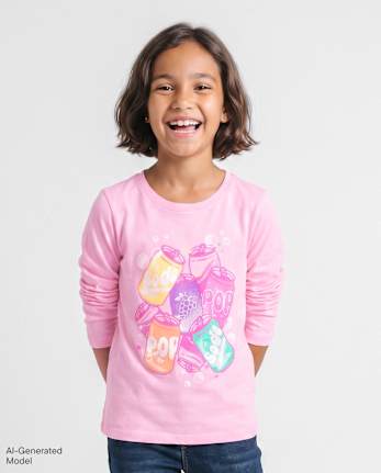 Girls Soda Graphic Tee - CHARISMA