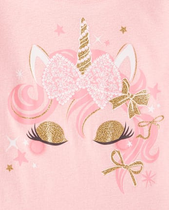 Girls Unicorn Graphic Tee