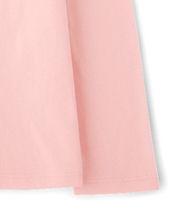 Baby And Toddler Girls Christmas Bow Graphic Tee - PINK SEA SALT