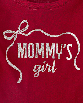 Baby And Toddler Girls Mommy's Girl Graphic Tee
