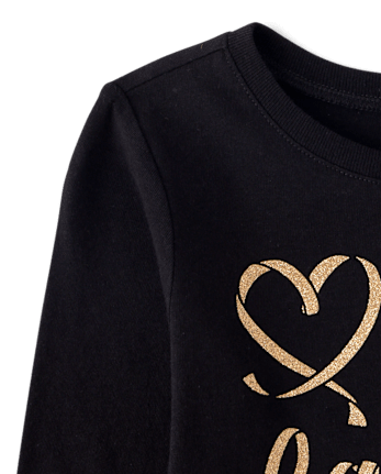 Baby And Toddler Girls Love My Family Graphic Tee