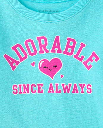 Baby And Toddler Girls Adorable Graphic Tee