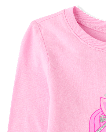 Baby And Toddler Girls Unicorn Graphic Tee