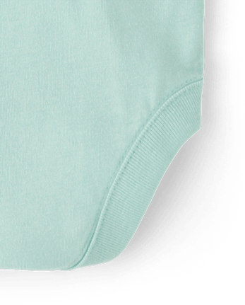 Baby Snow Cutie Graphic Bodysuit - MINT CREAM