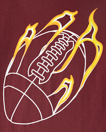 Boys Football Graphic Tee