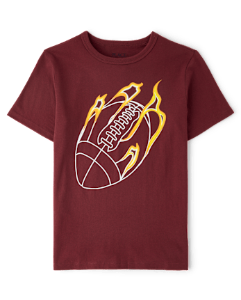 Boys Football Graphic Tee