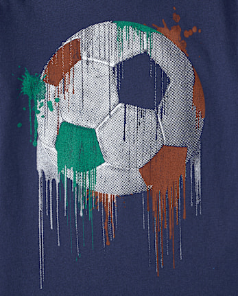 Boys Soccer Ball Graphic Tee