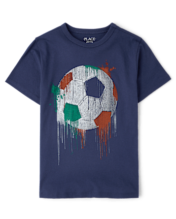Boys Soccer Ball Graphic Tee