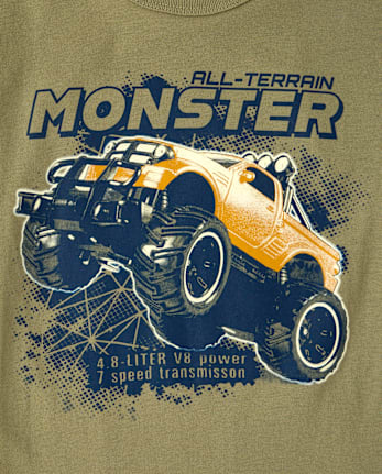 Boys Monster Truck Graphic Tee