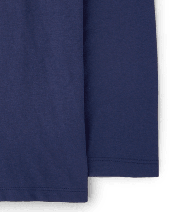 Boys Christmas Nice Lost No Cap Graphic Tee - THUNDER BLUE