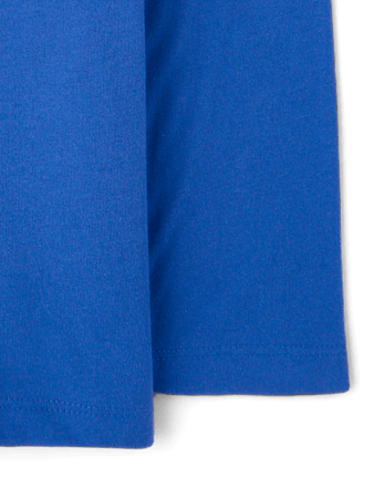 Baby And Toddler Boys Christmas Train Graphic Tee - ICE COBALT CL