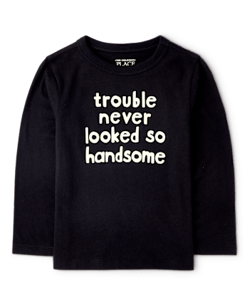 Baby And Toddler Boys Handsome Graphic Tee